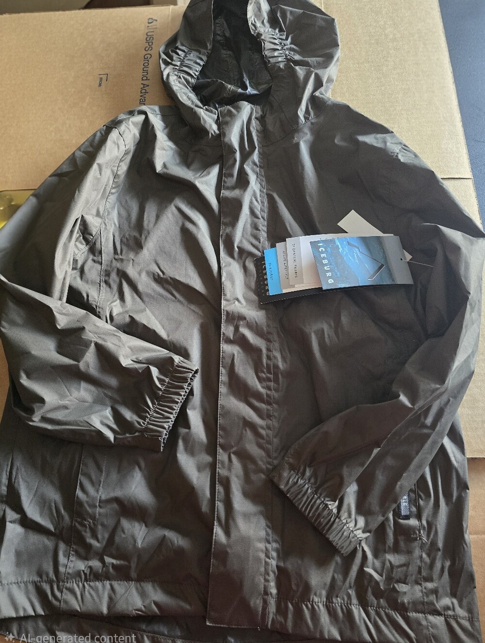 Iceburg Outerwear Kid Hoodie Jacket For Rain